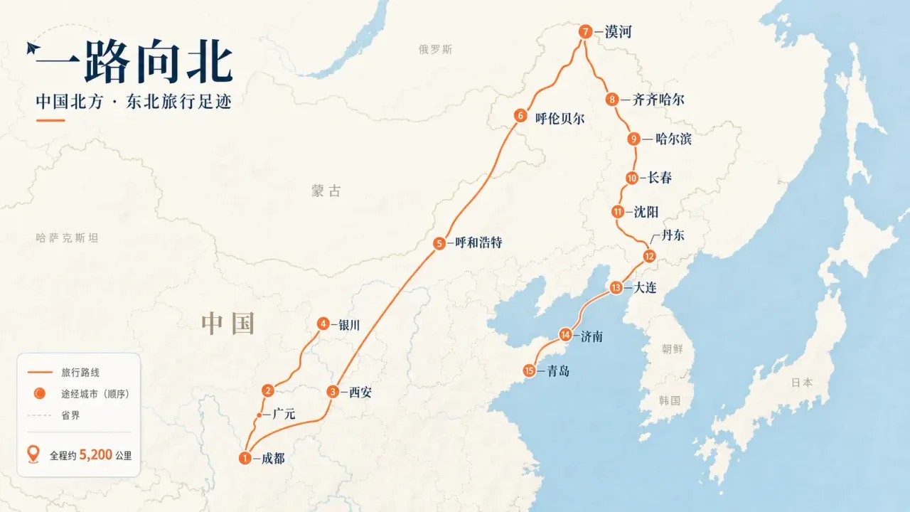 旅行线路图